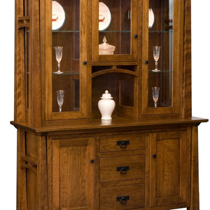 Artesa - Amish Handcrafted 3 Door Dining Hutch