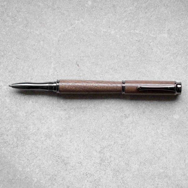 Admin - Hand Turned Walnut Wood Rollerball Pen
