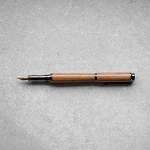Admin - Hand Turned Fountain Pen - Jatoba Cherry Wood