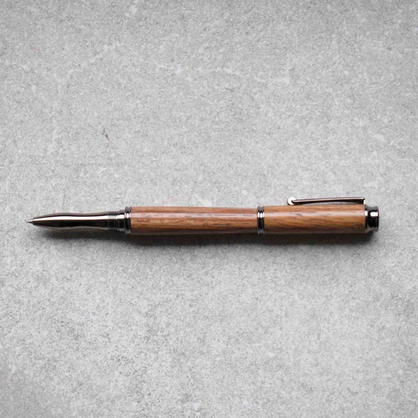 Admin - Premium Hand Turned Fountain or Rollerball Pen / Jatoba Cherry Wood