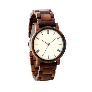 Botanical - Solid Walnut Wood Watch