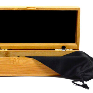 Bamboo Wood Sunglasses Case
