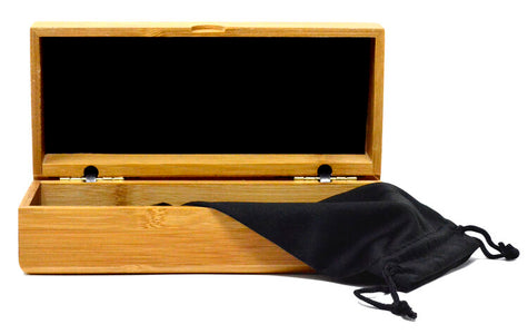 Bamboo Wood Sunglasses Case
