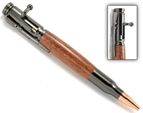 Bolt Action - Cherry Wood Ballpoint Pen