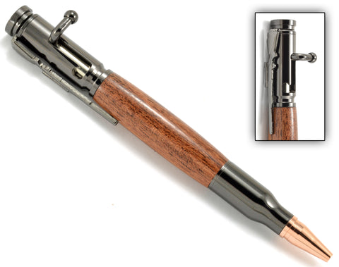 Bolt Action - Cherry Wood Ballpoint Pen