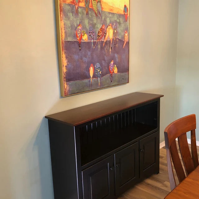 Amish shop buffet table
