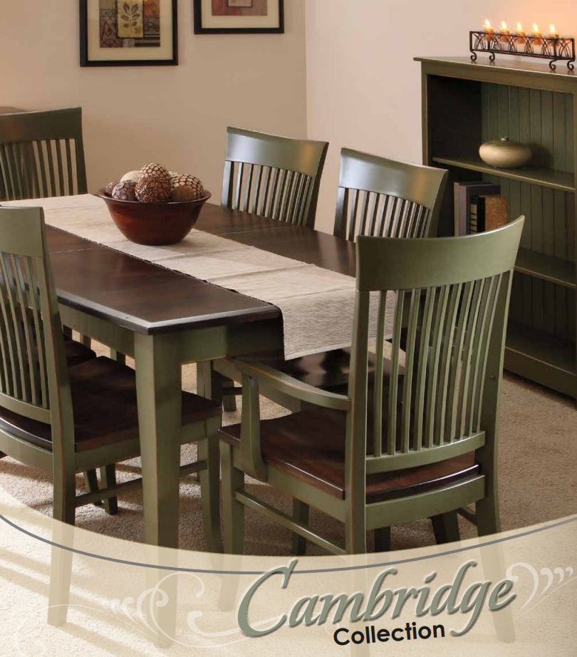 Cambridge Amish Extension Dining Table The Wood Reserve