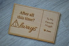 Always Harry Potter Quote Card