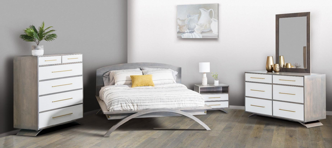 Covington - Amish Mid Century Modern Bedroom Set