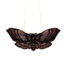 Death Moth Wenge Necklace