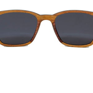 Denali - Ebony Wood & Carbon Fiber Hybrid Sunglasses - Back View