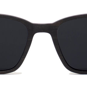 Denali - Ebony Wood & Carbon Fiber Hybrid Sunglasses - Front View