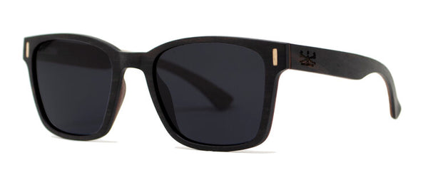 Denali - Ebony Wood & Carbon Fiber Hybrid Sunglasses - Side View