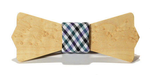 The Felling / Wooden Bow Tie / Cotton Knot