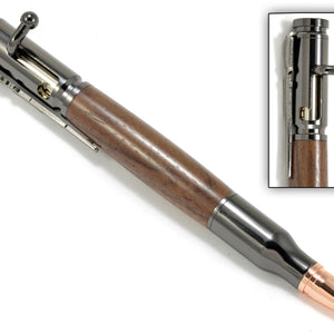 Walnut Bolt Action Wood Pen