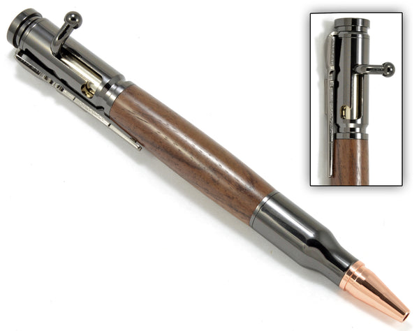 Walnut Bolt Action Wood Pen