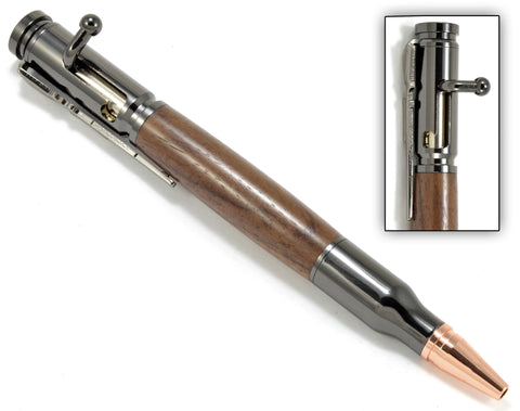 Walnut Bolt Action Wood Pen