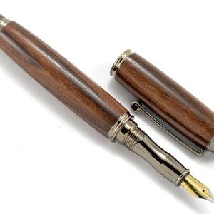 Admin - Hand Turned Walnut Wood Fountain Pen