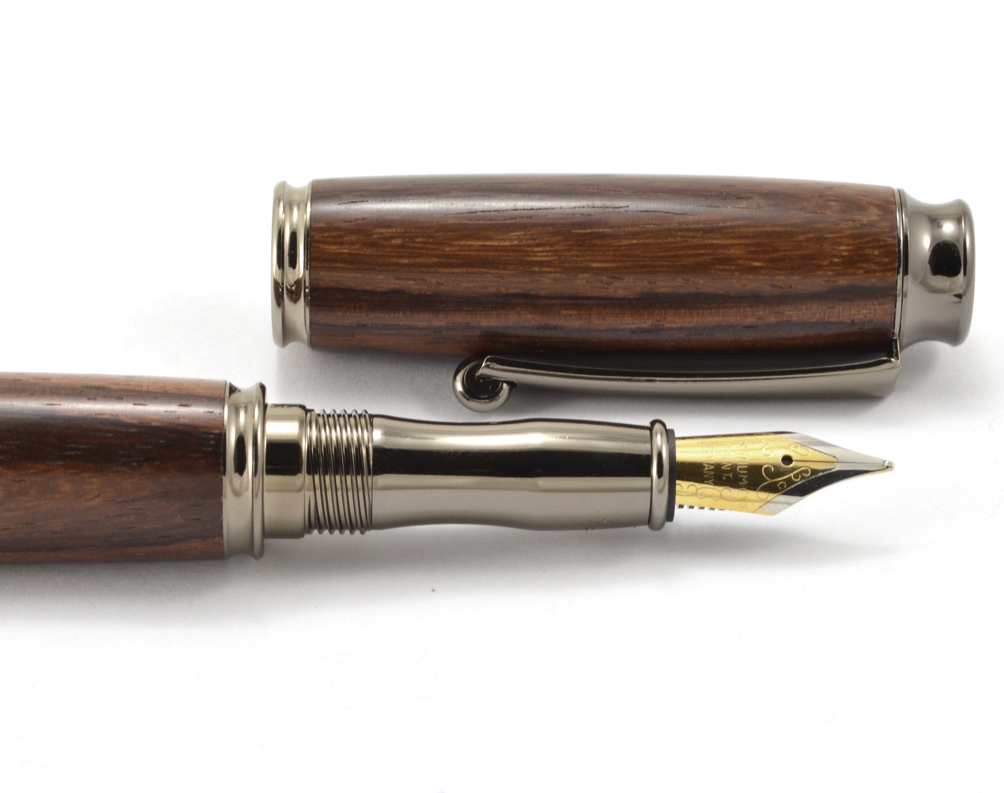 Admin - Premium Hand Turned Fountain or Rollerball Pen / Black Walnut Wood