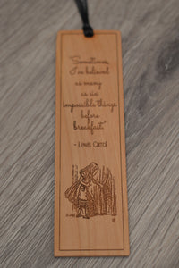 Wood 5th Anniversary Bookmark