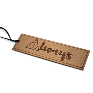 Always - Harry Potter Wood Bookmark