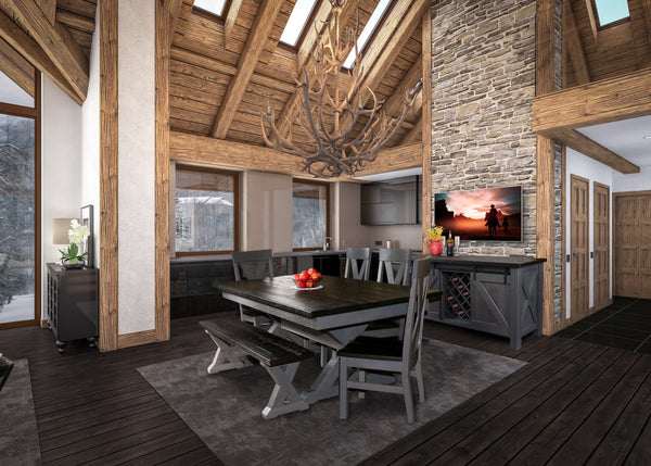 Fairfield - Reclaimed Barnwood Bench