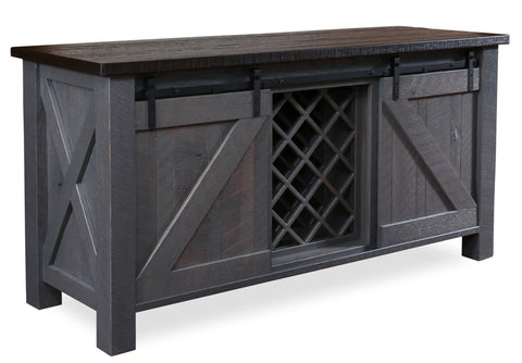 Fairfield - Reclaimed Barnwood Wine Server