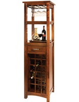 Brunswick - Amish Solid Wood Wine Tower