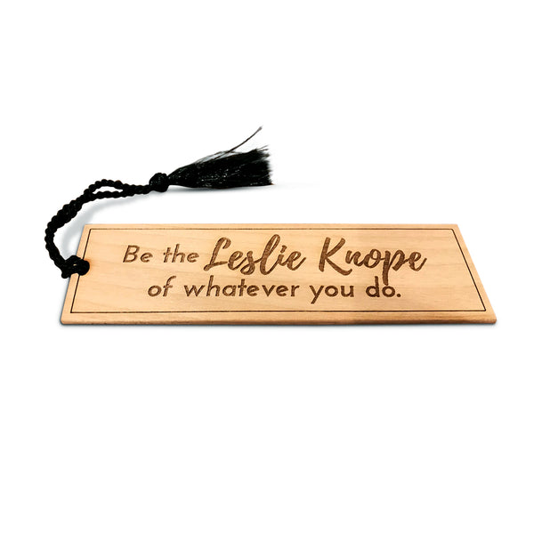 Parks & Rec Wood Bookmark