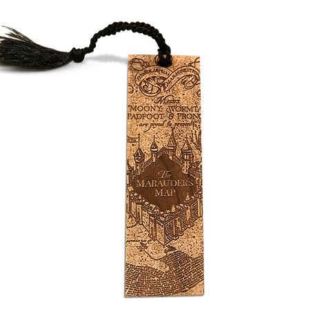 Marauders Map - Harry Potter Wood Bookmark
