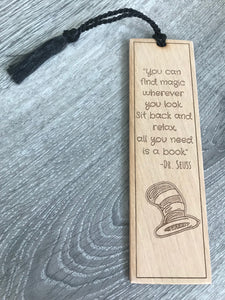 Dr. Suess - Wooden Bookmark