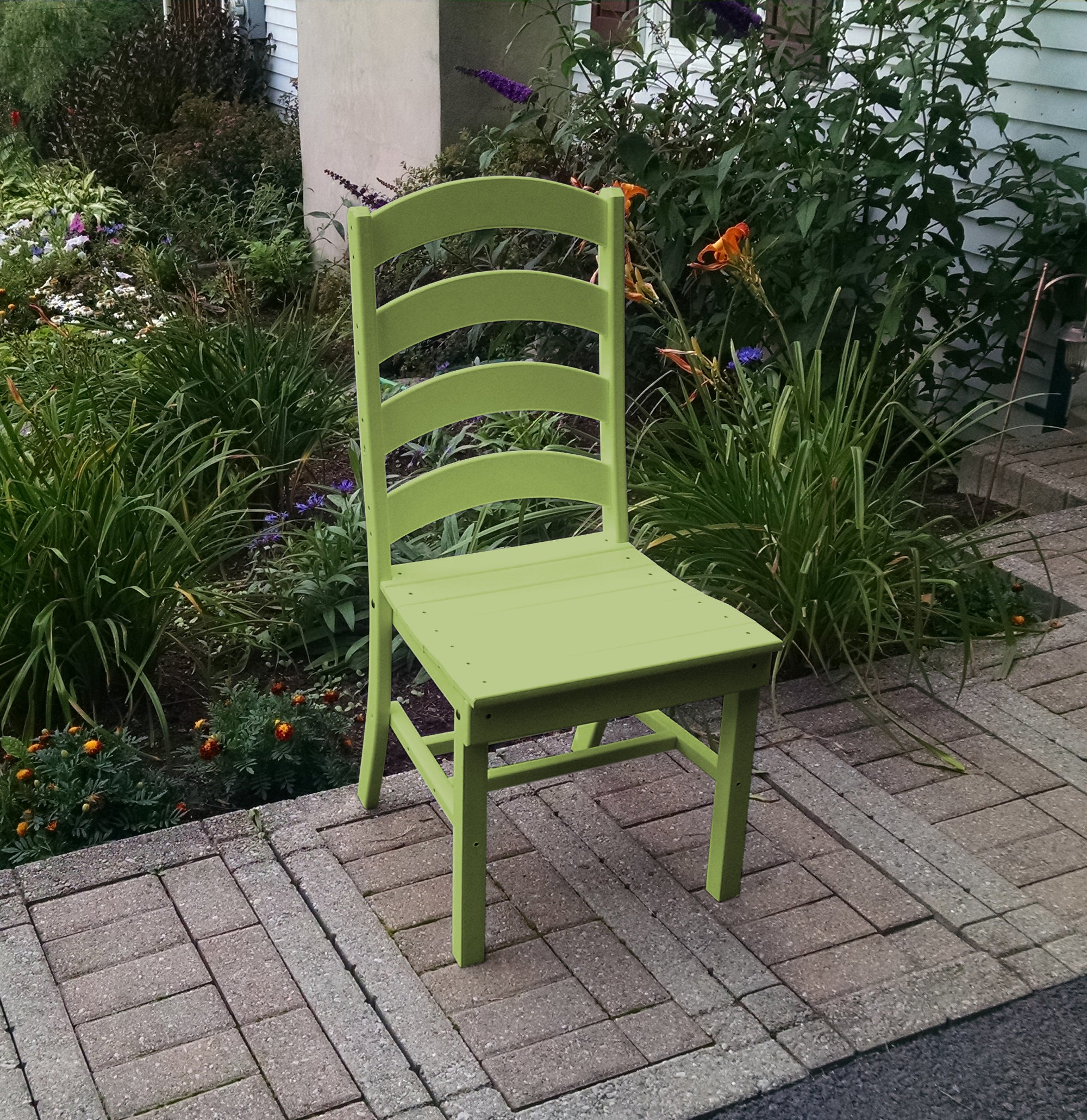 Poly Outdoor Ladderback Dining Chair