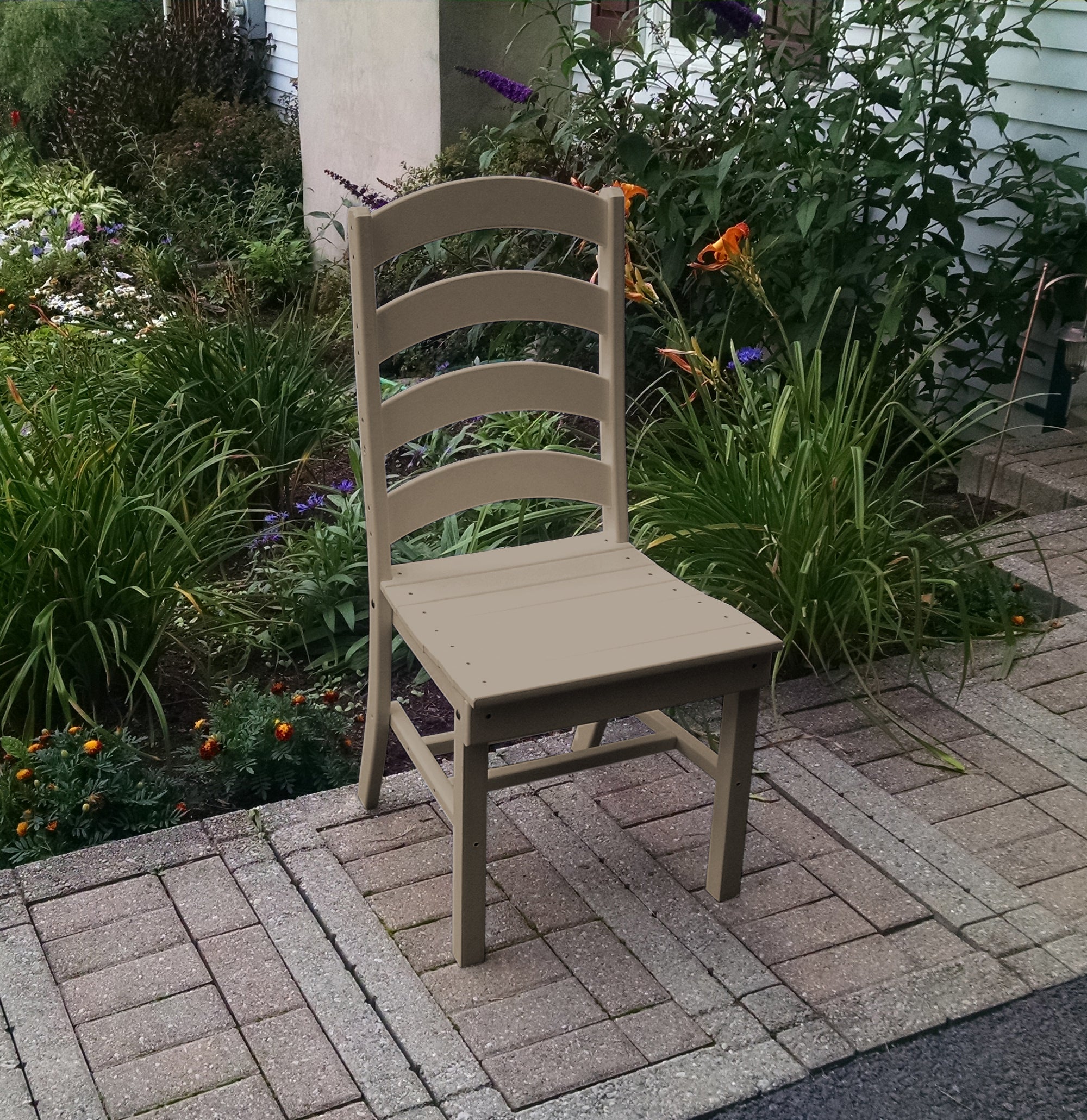 Poly Outdoor Ladderback Dining Chair
