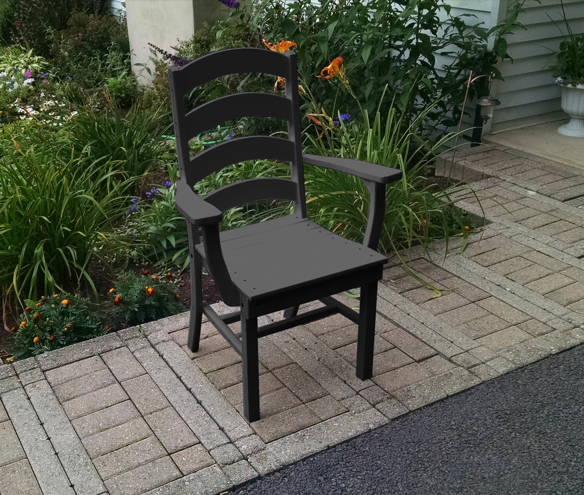 Poly Outdoor Ladderback Dining Chair