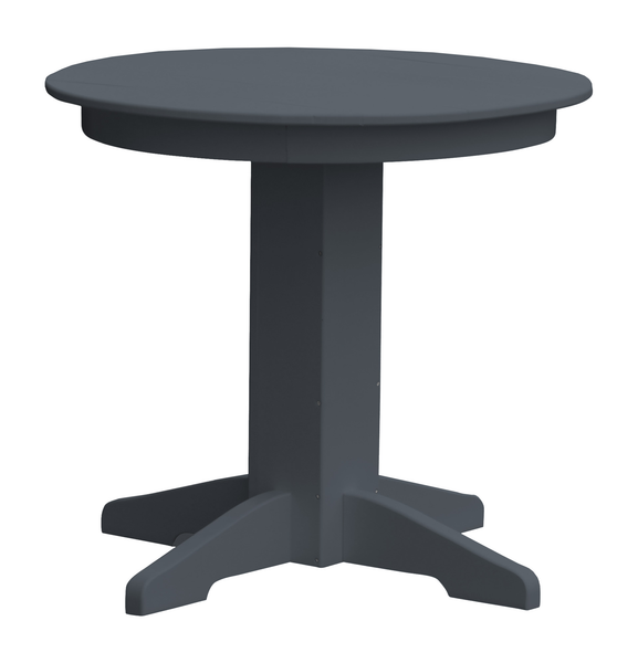 Poly Outdoor Round Dining Table - 33 inch or 44 inch