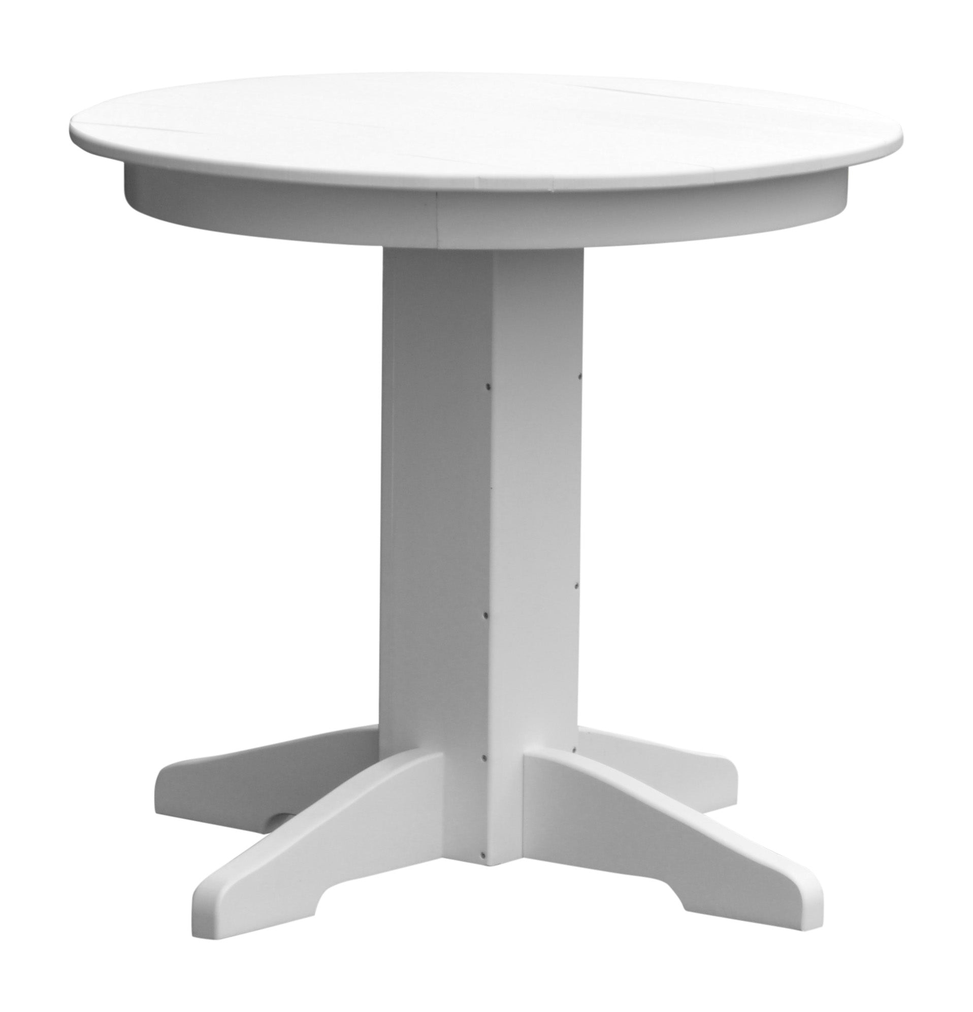 Poly Outdoor Round Dining Table - 33 inch or 44 inch