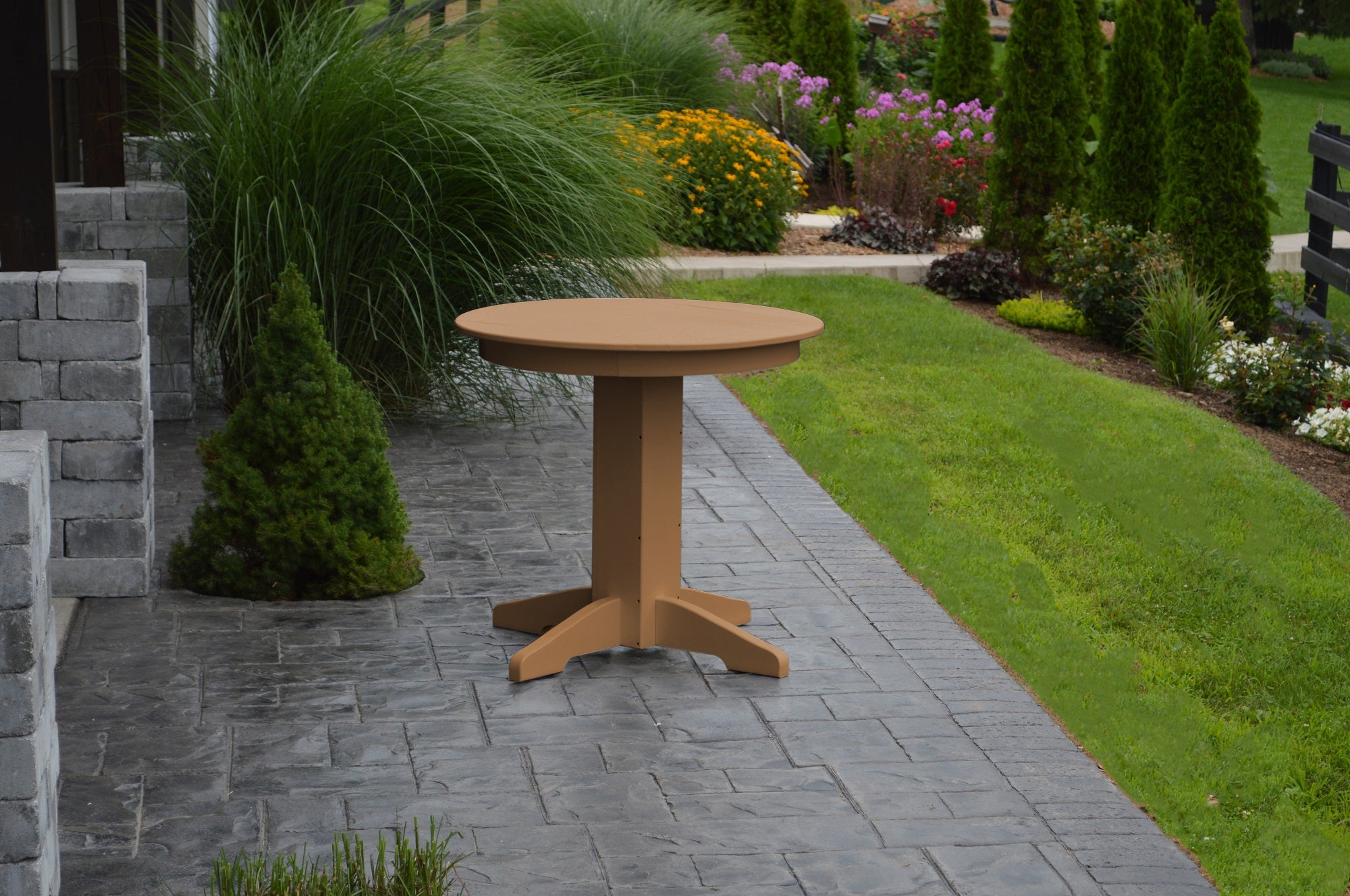 Poly Outdoor Round Dining Table - 33 inch or 44 inch