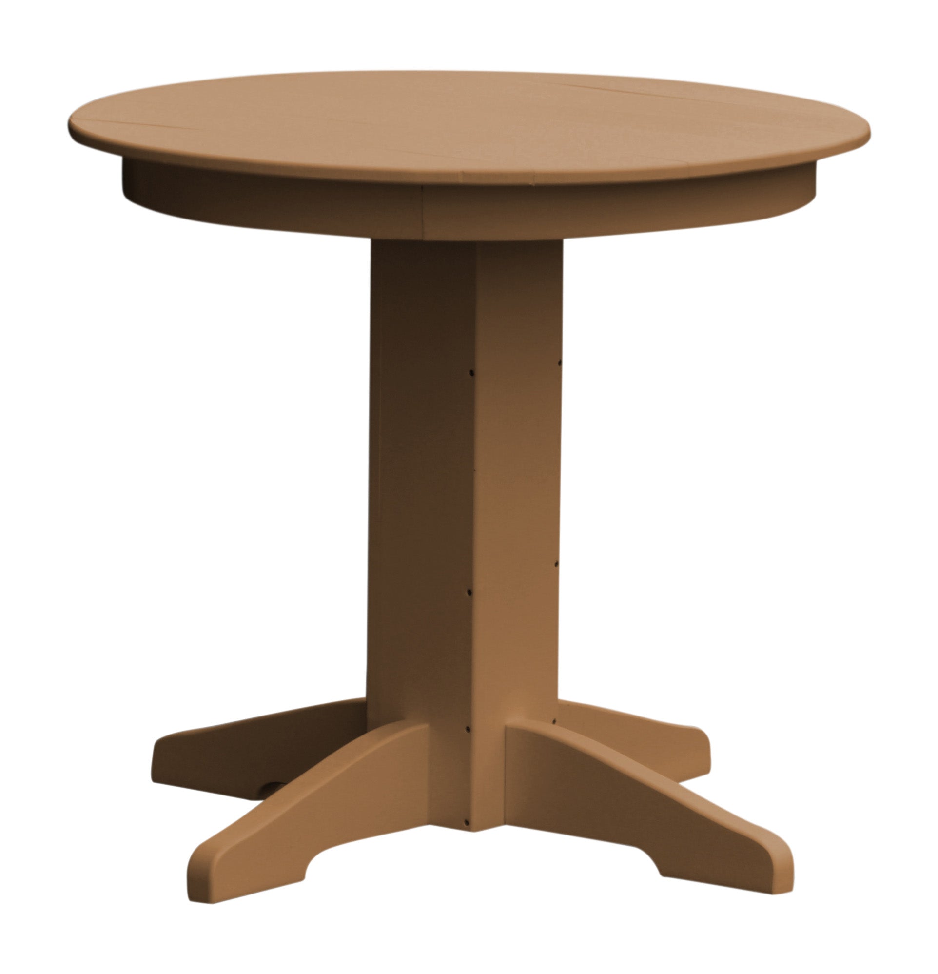 Poly Outdoor Round Dining Table - 33 inch or 44 inch
