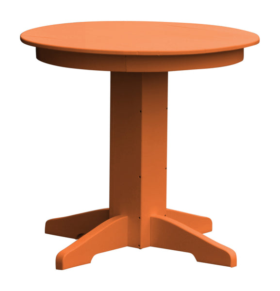 Poly Outdoor Round Dining Table - 33 inch or 44 inch