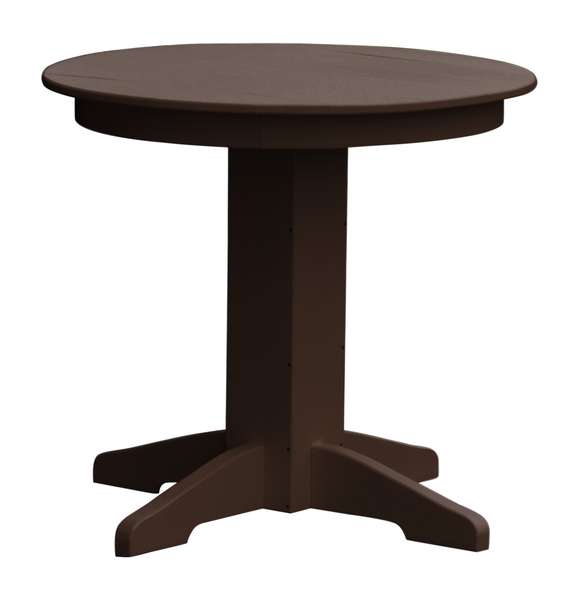 Poly Outdoor Round Dining Table - 33 inch or 44 inch