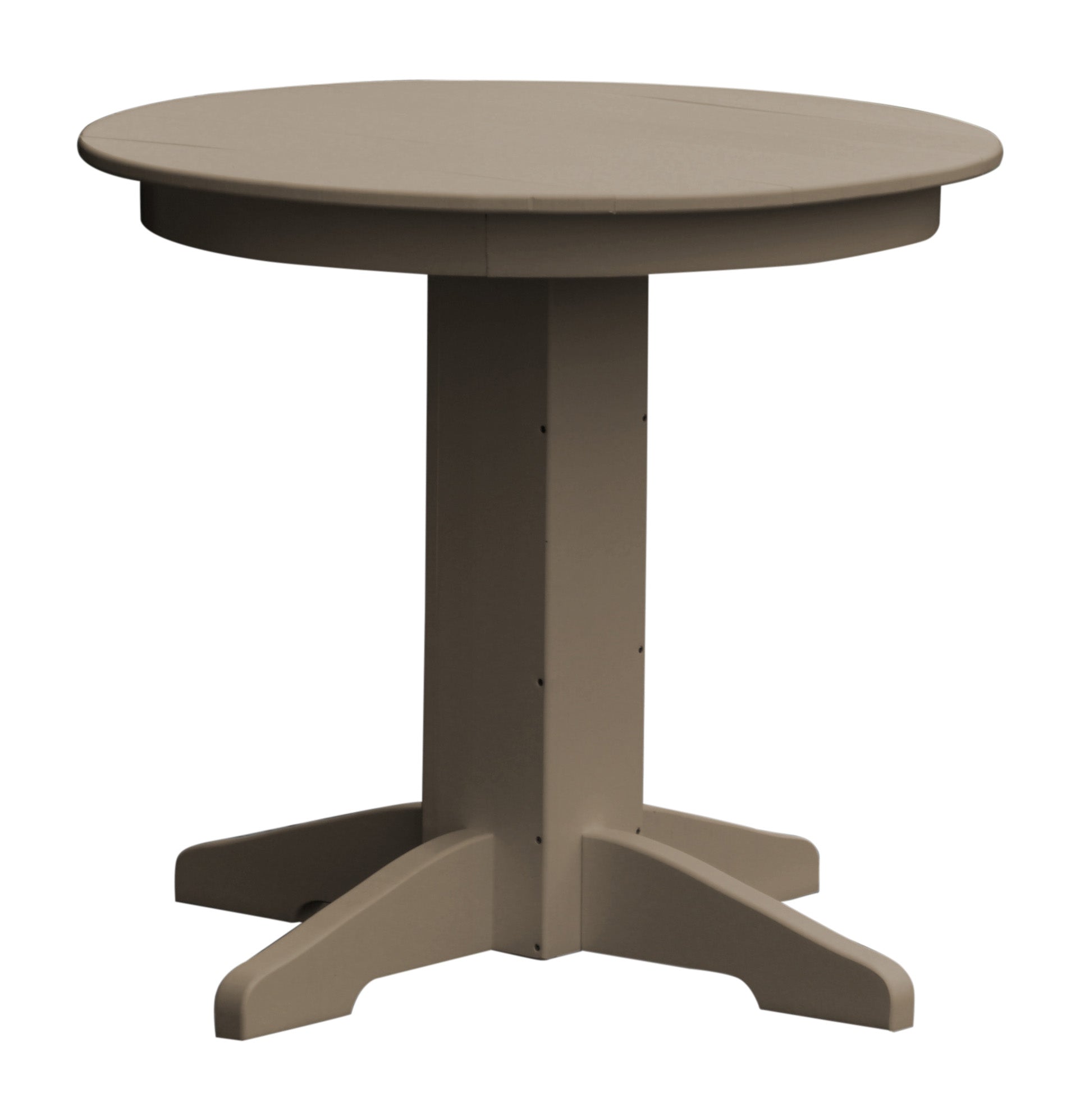 Poly Outdoor Round Dining Table - 33 inch or 44 inch