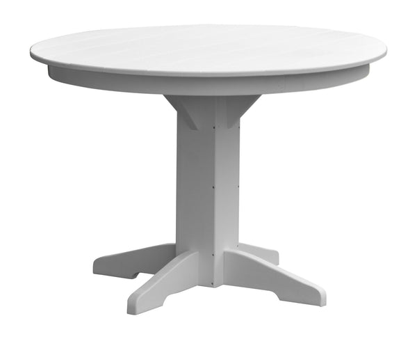 Poly Outdoor Round Dining Table - 33 inch or 44 inch