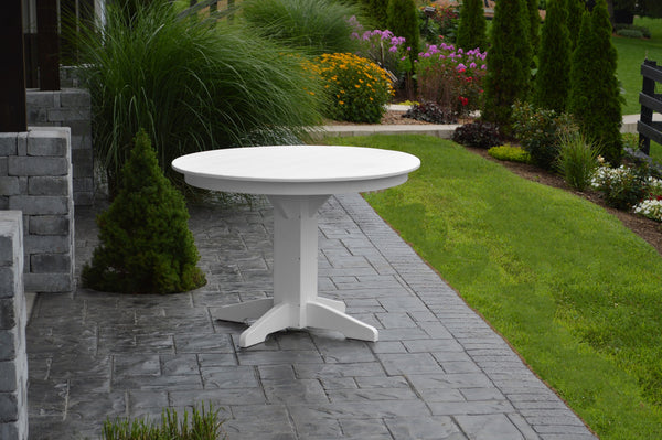 Poly Outdoor Round Dining Table - 33 inch or 44 inch