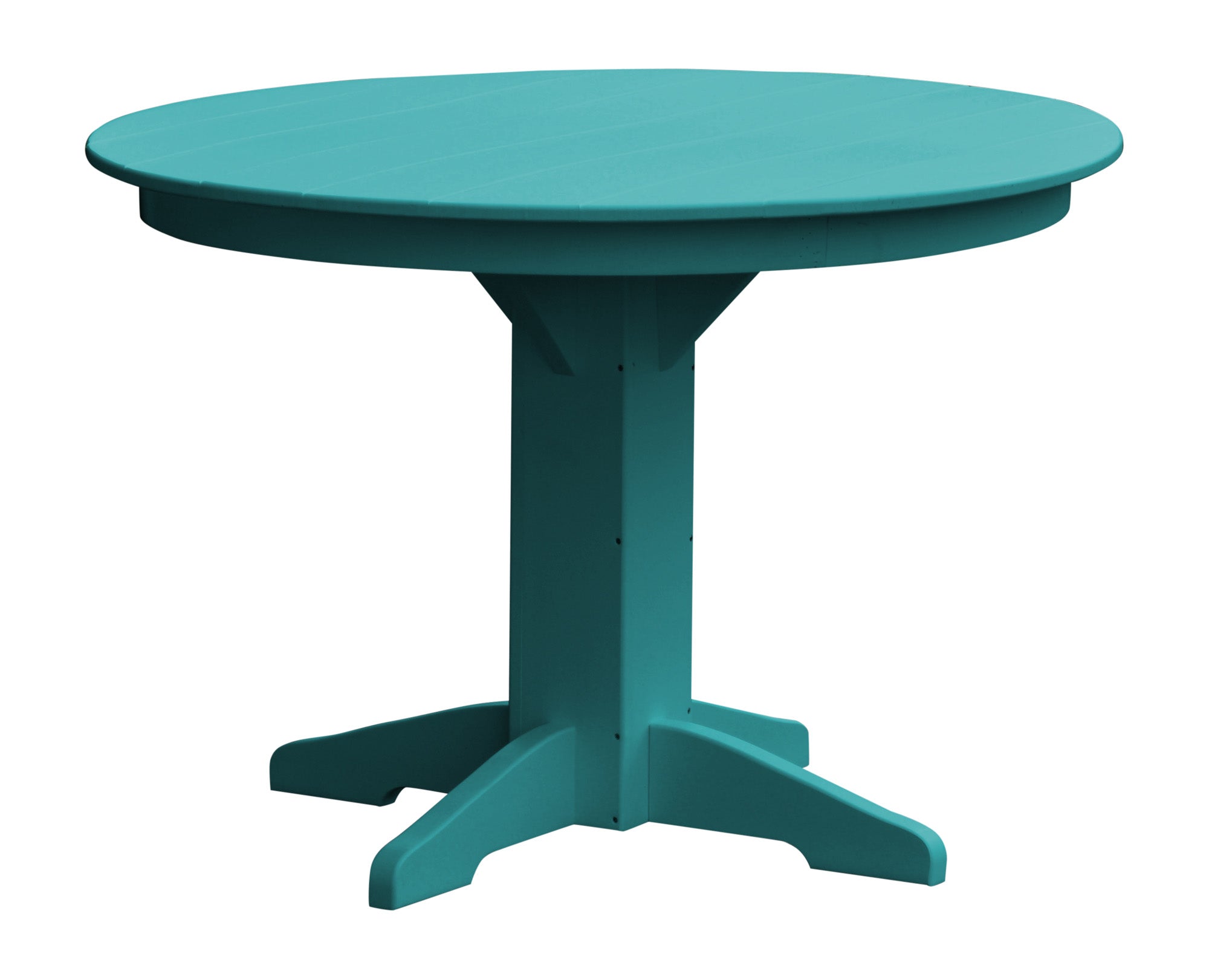Poly Outdoor Round Dining Table - 44 inch / Aruba Blue