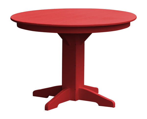 Poly Outdoor Round Dining Table - 33 inch or 44 inch