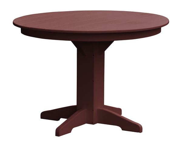 Poly Outdoor Round Dining Table - 33 inch or 44 inch