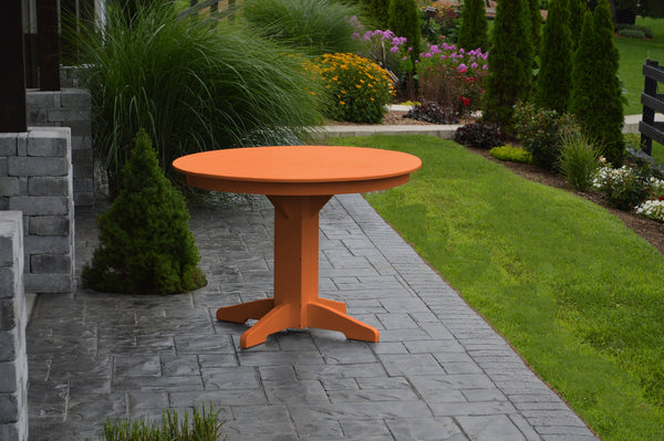 Poly Outdoor Round Dining Table - 33 inch or 44 inch