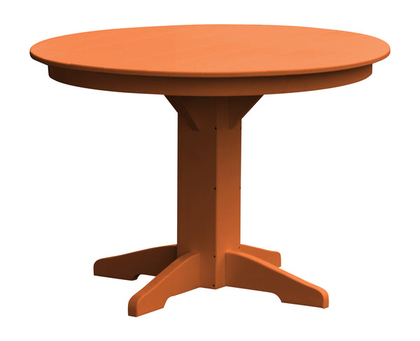 Poly Outdoor Round Dining Table - 33 inch or 44 inch