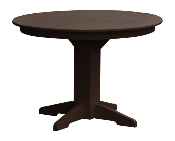 Poly Outdoor Round Dining Table - 33 inch or 44 inch
