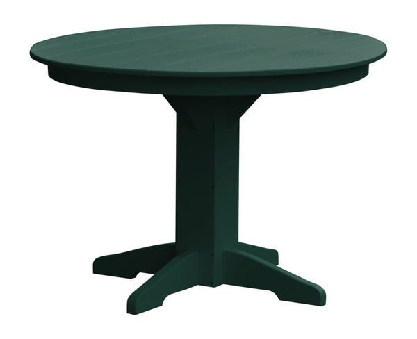 Poly Outdoor Round Dining Table - 33 inch or 44 inch